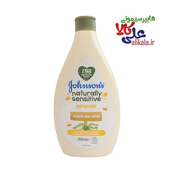 شامپو سر گیاهی کودک جانسون حجم 395 میل