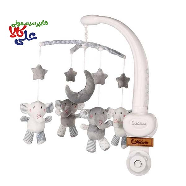 آویز تخت کودک ملورین مدل چراغدار
